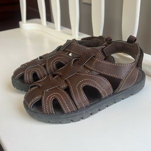 Carters Brown Fisherman Sandals Toddler Boy